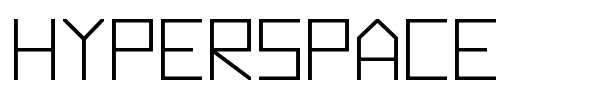 Hyperspace font preview